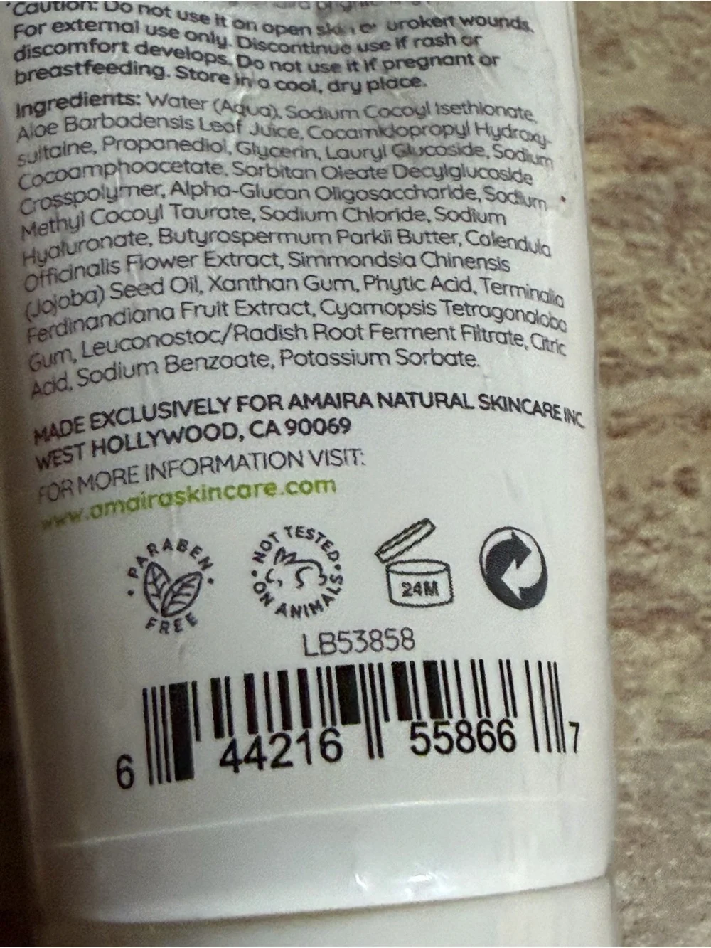 AMAIRA Skincare Brightening Accelerator Wash —